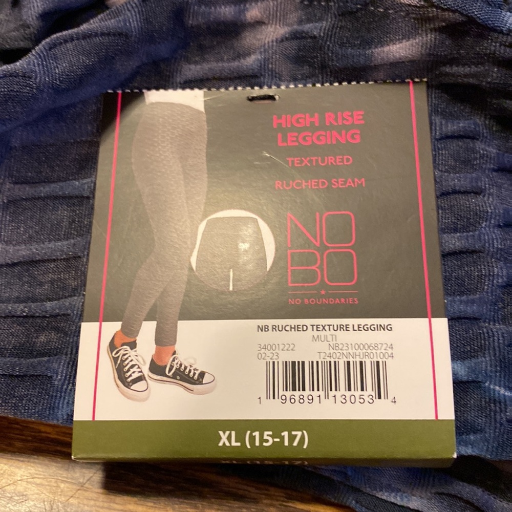 No Boundaries Juniors high rise leggings Size XL  NWT - Picture 5 of 6